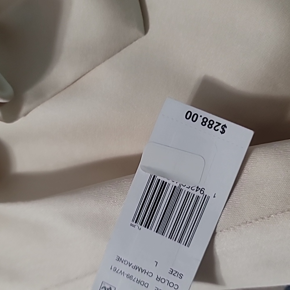 Dress the Population Verona Off the Shoulder Satin Midi Cocktail Dress - Picture 3 of 10